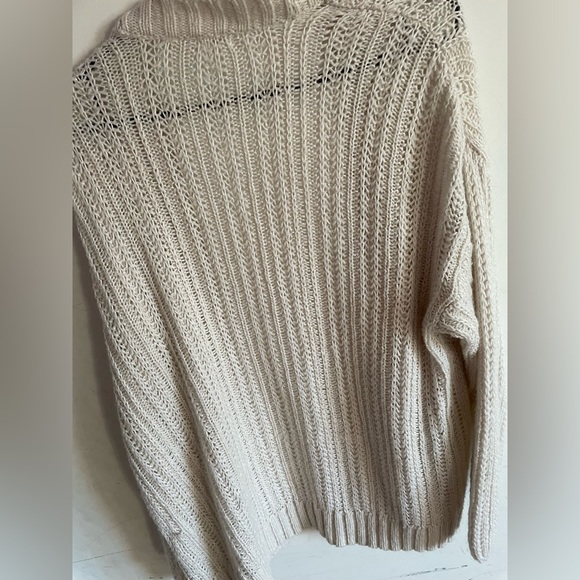 Cream Knit Cardigan Garage, NEW - Picture 2 of 2